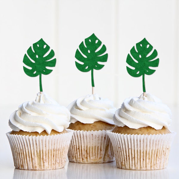 Hawaiian Themed Cupcake Toppers Etsy