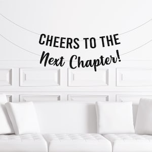 Adorno para tarta "Un nuevo capítulo comienza", decoración para baby shower nupcial con temática de libros, letreros y suministros para fiestas. imagen 5