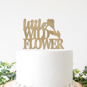 A Little Wildflower is on her Way Banner, Wildflower Theme Baby Shower Sign Decoration Decor, Flower Party Supplies image 4