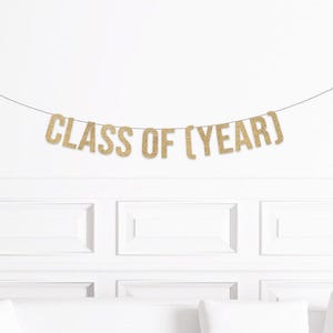 Highschool Reunion Decorations, Class of Banner, Class Reunion Decor, 50th 40th 30th 20th 10th, 1972, 1982, 1992, 2002, 2012