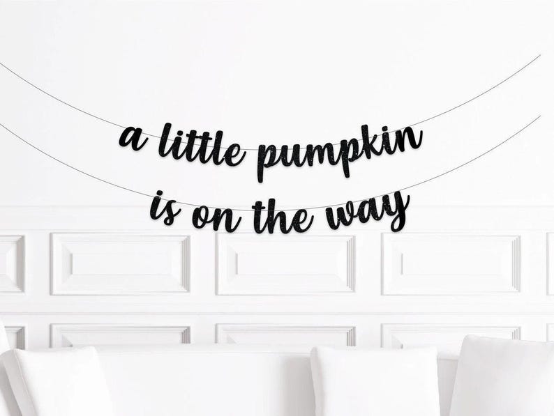 A Our Little Pumpkin is One Cake Topper, Thanksgiving Themed First Birthday Decor, Halloween Theme 1st Birthday Decorations, Fall Party image 5