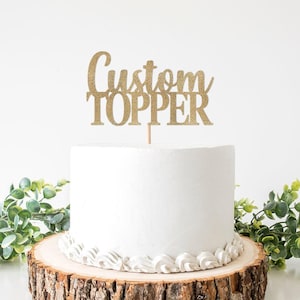 Custom Cake Topper, Name Cake Topper, Personalized Party Decorations, Customized Cake Sign, Cake Decoration, Boy Girl Theme Themed