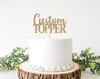 Custom Cake Topper, Name Cake Topper, Personalized Party Decorations, Customized Cake Sign, Cake Decoration, Boy Girl Theme Themed