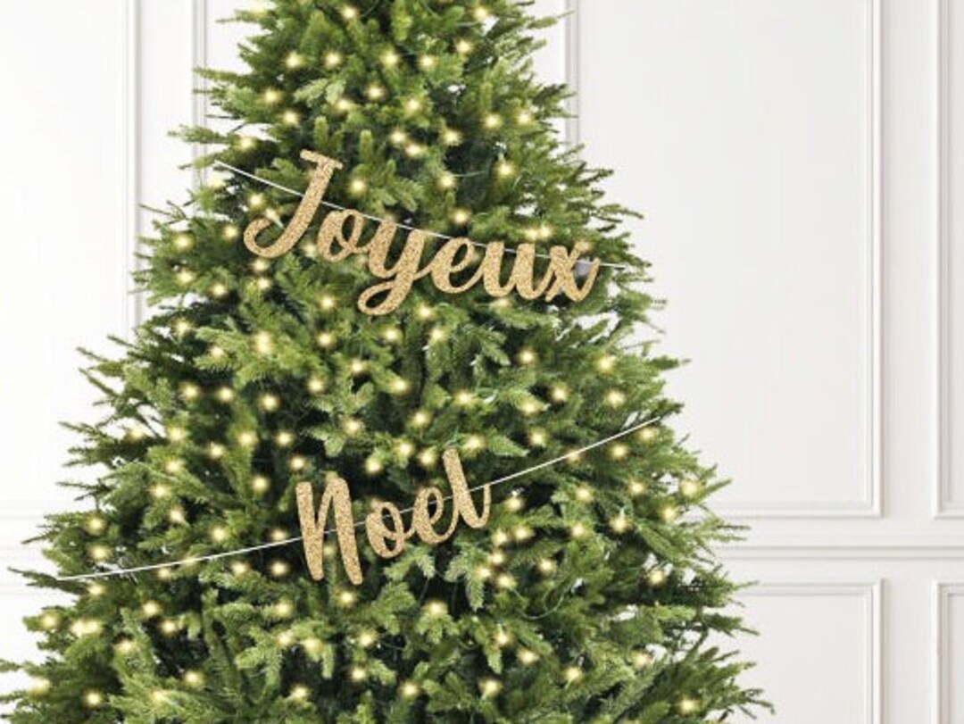 French Merry Christmas Tree Decorations Joyeux Noel Christmas - Etsy