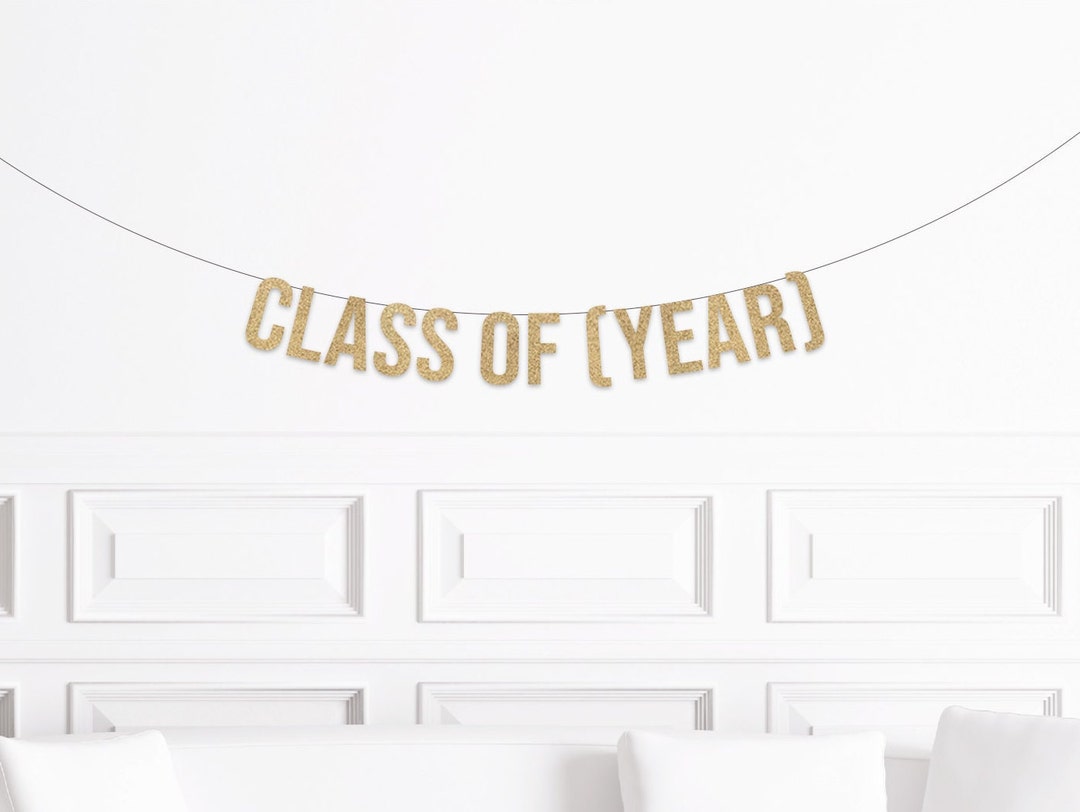 Highschool Reunion Decorations, Class of Banner, Class Reunion Decor