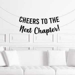 Her Next Chapter Bridal Shower Decorations, Custom Personalized Next Chapter Book Theme Themed Cake Topper Party Supplies image 5