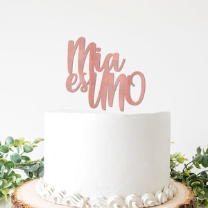 Custom Spanish 1st Birthday Cake Topper Girl, Personalize First Fiesta Cake Smash Decoration, Name es Uno Cake Topper, 1st Birthday Decor