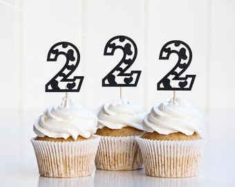 24 Cowboy Cupcake Toppers – Hüte, Stiefel, Hufeisen Aus Karton, Für Western-Party & Baby-Dusche