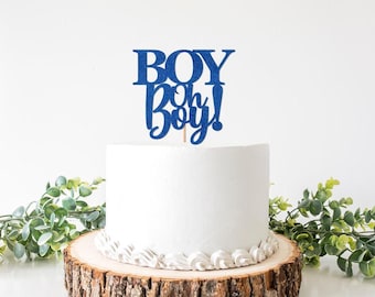 Boy Oh Boy Baby Shower, Safari Theme, Bear Theme Baby Sprinkle Sip N See, Gender Reveal Decorations, Decor Sign Cake Topper