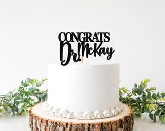 Décoration de gâteau de docteur, décorations de fête de remise de diplôme de doctorat, décoration de fête de diplômé de doctorat, 2024 Dr, université