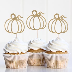 A Our Little Pumpkin is One Cake Topper, Thanksgiving Themed First Birthday Decor, Halloween Theme 1st Birthday Decorations, Fall Party image 3