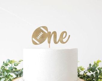 First Birthday Football Theme Decorations, Football 1st Birthday Cake Topper, Football Birthday Decor, Football Cake Smash, One Boy Party