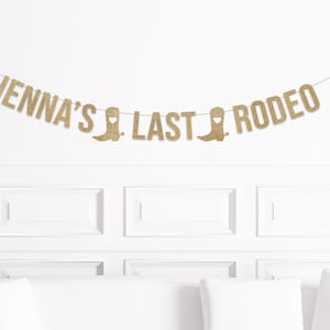 Austin Bachelorette Decorations, Custom Last Rodeo Banner, Last Rodeo Bachelorette, Western Bach Party Supplies, Nashville Sign Backdrop