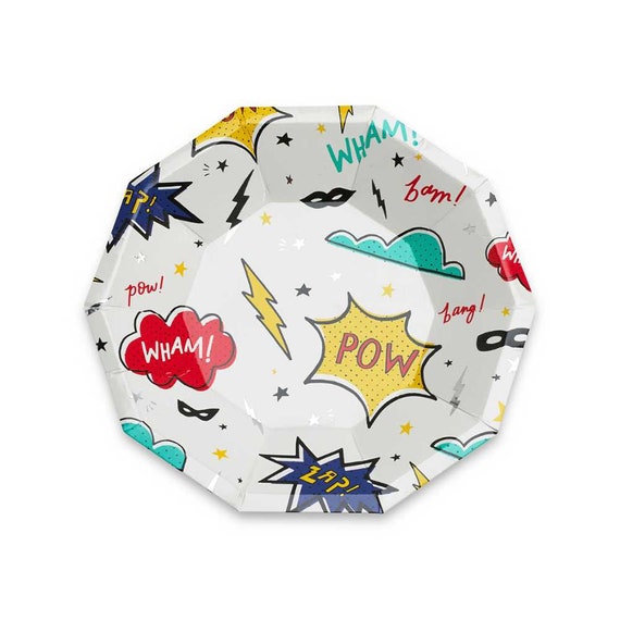 Superhero Party Plates  Small S1181