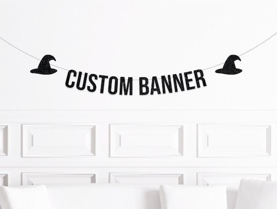 Halloween Decorations Indoor, Halloween Party Banner, Halloween Custom Decor, Halloween Bachelorette Party Decorations, Witch Hat