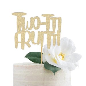 Two-tti Fruitti Birthday Decorations | Two tti Fruity Cake Topper | Fruit Themed 2nd Birthday Decor