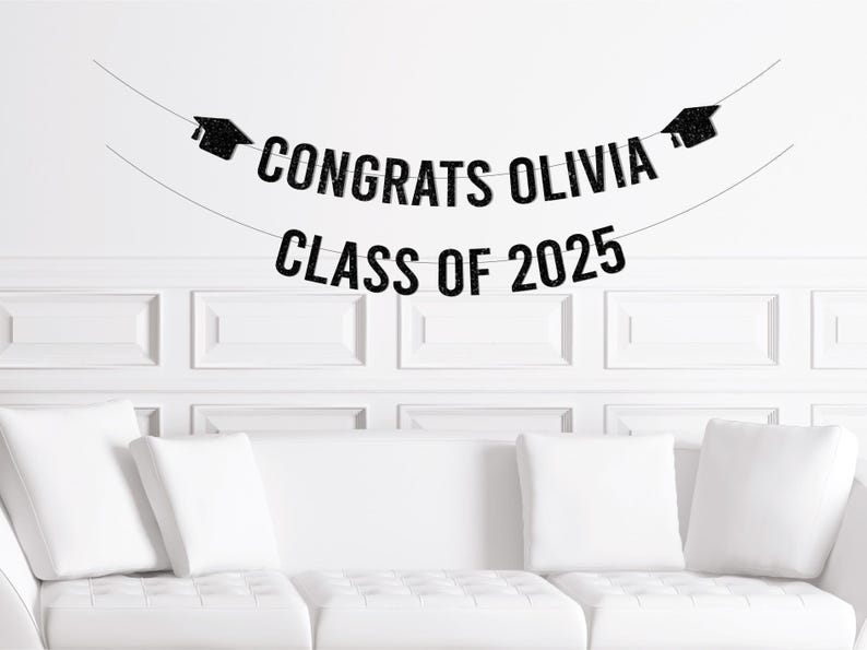 Custom Personalized 2026 Grad Cupcake Toppers, Name Grad Cap Cupcake Signs Decor Decoration, Graduation Party Supplies image 5