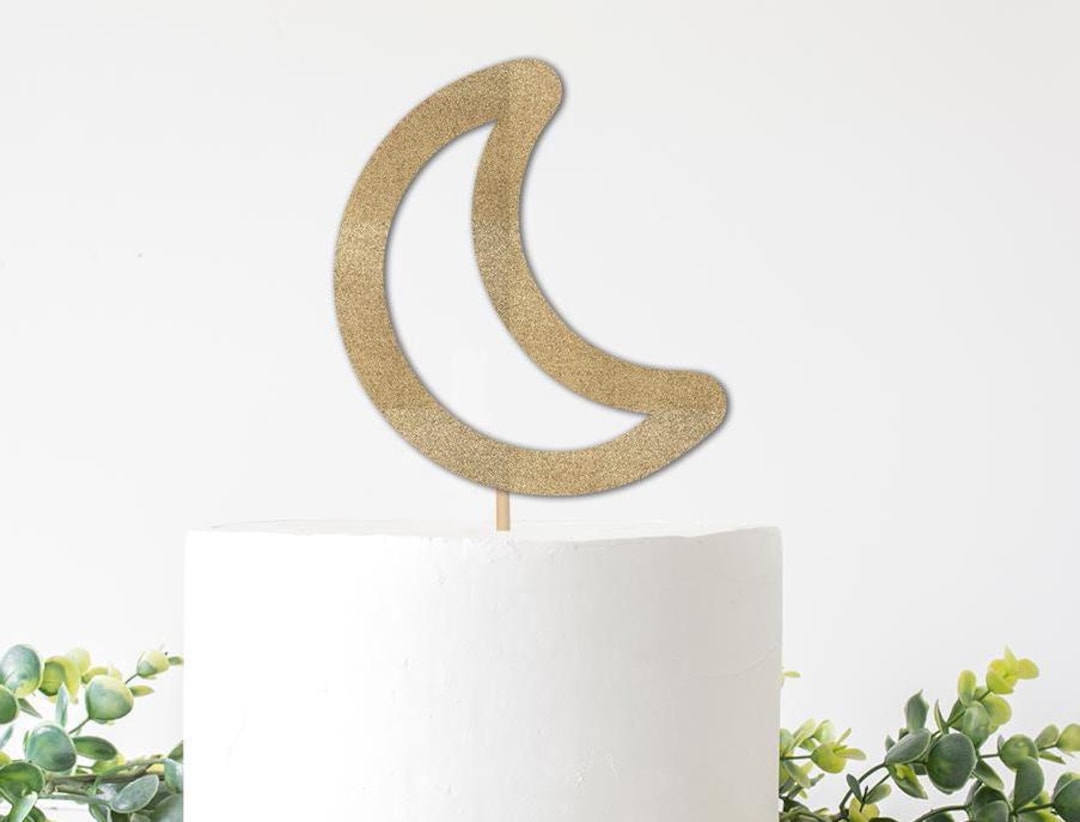 Cake Topper Add Background Background Moon Cake Topper, Background Cake Sign, Birthday Decorations ...