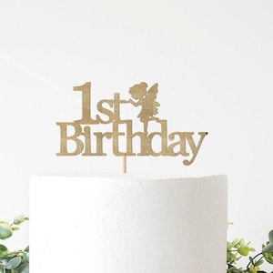 My Fairy First Birthday Decorations, Fairy 1st Birthday Decor, Fairy Theme Themed Party Supplies, Cake Smash Topper, Magical, Girl, One
