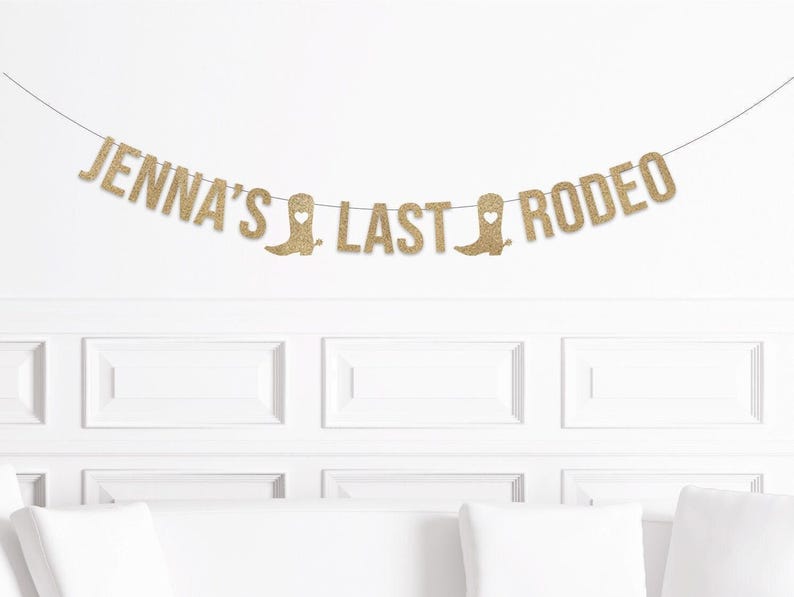 Austin Bachelorette Decorations, Custom Last Rodeo Banner, Last Rodeo Bachelorette, Western Bach Party Supplies, Nashville Sign Backdrop