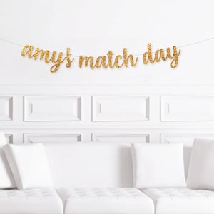 Custom Match Day Banner, P1OCC Personalized Match Day Decorations, Residency Match, I Matched, It&#39;s a Match Decor