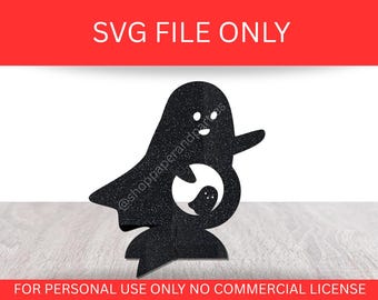 Pregnant Ghost Centerpiece SVG: A Little Boo Baby Shower (Digital File)