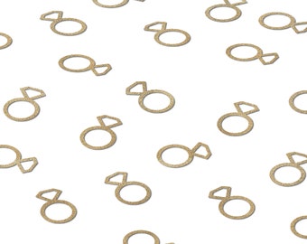 Bachelorette Party Confetti, Bridal Shower Confetti, Diamond Ring Confetti, Engagement Party Decorations, Wedding Shower Decor