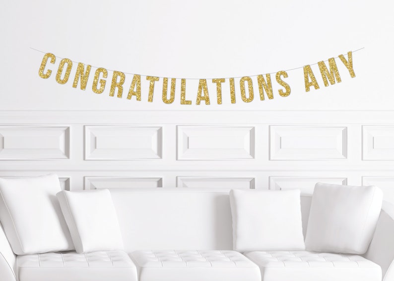 Custom Congratulations Banner for Graduation Party Decor - Etsy