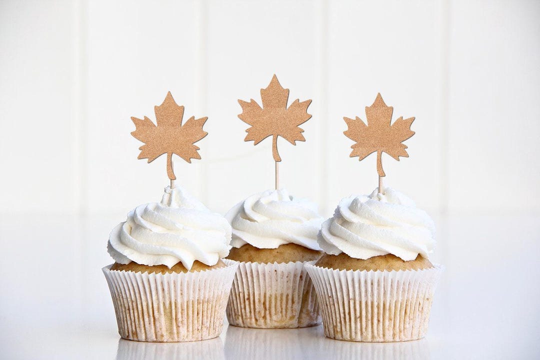 Pack Of 110 Edible Maple Leaf Cupcake Toppers Maple Leaf Cake Decoration Cupcake Toppers Autumn Leaves Muffin Decoration For Thanksgiving Baby Shower Kids Birthday Party Cake Decorations 110pcs Multi Colour - View #8