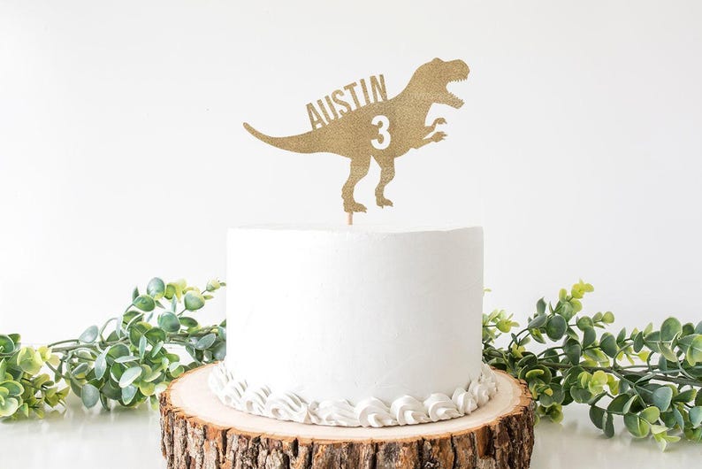 Stomp Chomp Roar Banner / Gold Glitter Dinosaur First Birthday Party Sign / Dino Prehistoric/ One Theme Ideas / Boy's Decorations image 3