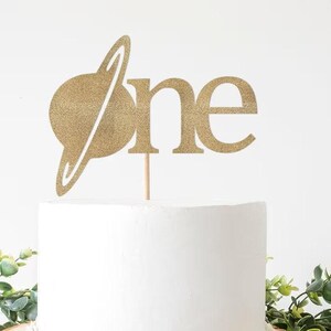 First Trip Around the Sun High Chair Banner, Planet Cake Smash Decoration, Space 1st Birthday Decor Party Supplies image 4