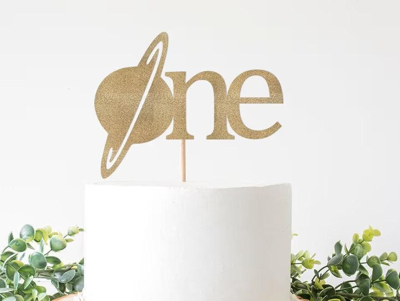First Trip Around the Sun High Chair Banner, Planet Cake Smash Decoration, Space 1st Birthday Decor Party Supplies image 4