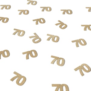 Decoraciones para 70 cumpleaños, papel brillante, confeti, decoración, suministros para fiesta, hombre y mujer, dorado, oro rosa, aniversario.