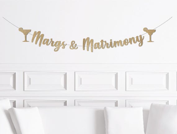 Margs & Matrimony Bachelorette Decorations, Margarita Bach Banner, Fiesta Theme Bachelorette Decor, Tropical Bachelorette Mexico