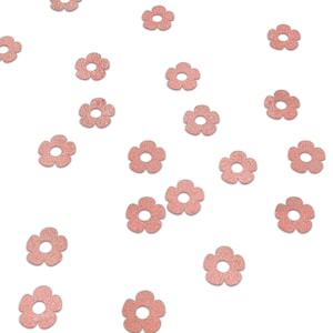 Décorations de fête d'anniversaire bohèmes, confettis d'anniversaire fleur marguerite, décorations d'anniversaire sur le thème des années 70, décoration de table pour le thé, objets découpés