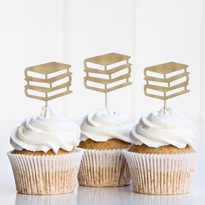 Her Next Chapter Bridal Shower Decorations, Custom Personalized Next Chapter Book Theme Themed Cake Topper Party Supplies image 4