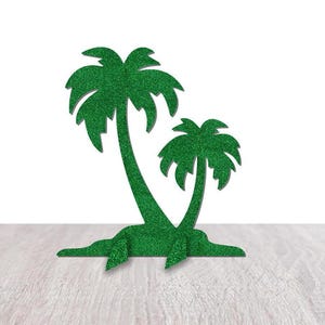 Palm Tree Table Centerpiece, Tropical Party Decorations, Hawaiian Theme Themed Birthday Party, Aloha, Beach Decor
