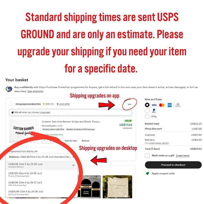 a screen shot of a web page with a red circle