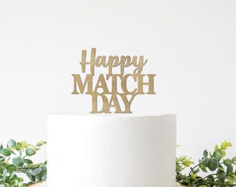 Happy Match Day Cake Topper, It's a Match, Residency Match Day Congratulations Decorations Sign Decor