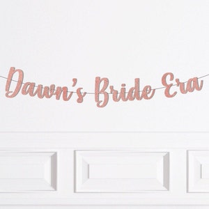 In My Bride Era Banner, Custom Bridal Era Decorations, 2024 Bridal Shower Decor Party Supplies Ideas