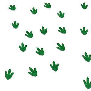 Dinosaur Birthday Party Supplies, Dinosaur Confetti, Dino Tracks, Triceratops Foot Prints Table Scatter Decor, Two Rex, Three Rex Supplies
