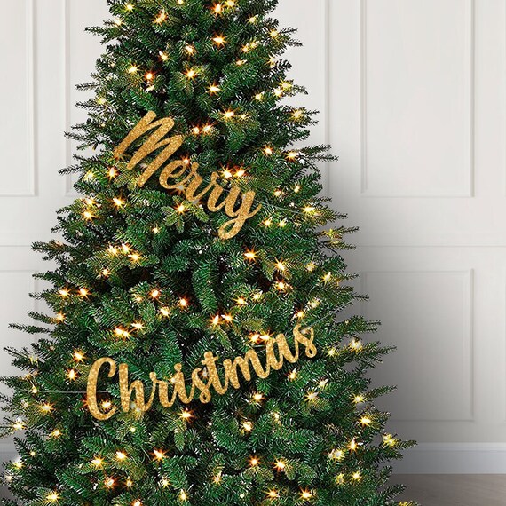 Merry christmas tree banner Clearance