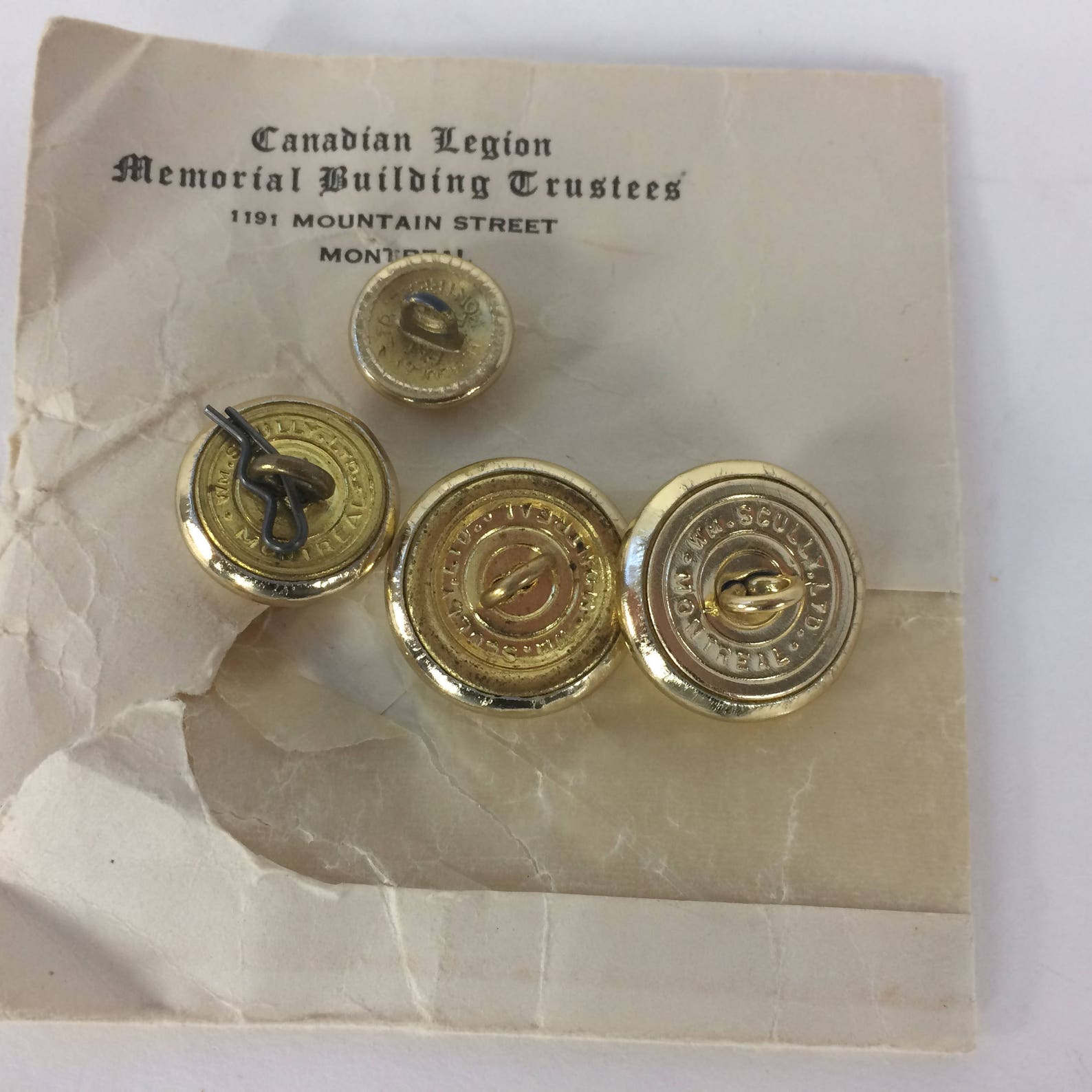 Royal Canadian Legion Dress Buttons for Blazer 3 Sizes Etsy