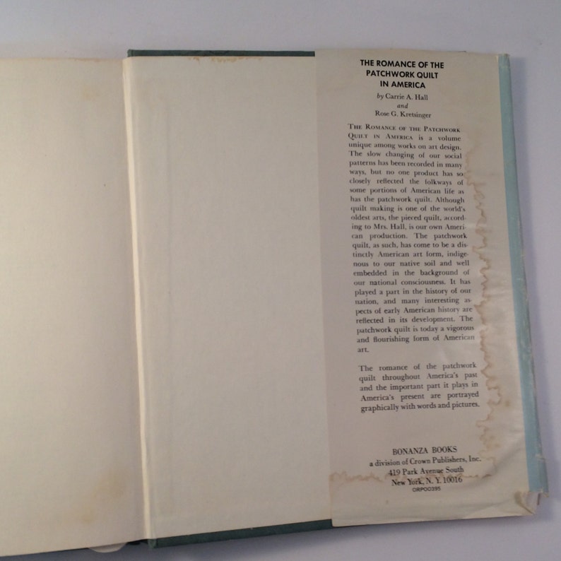 Quilting Book Quilting as a Hobby Vintage How Too Hardcover Etsy