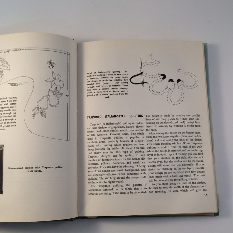 Quilting Book Quilting as a Hobby Vintage How Too Hardcover Etsy