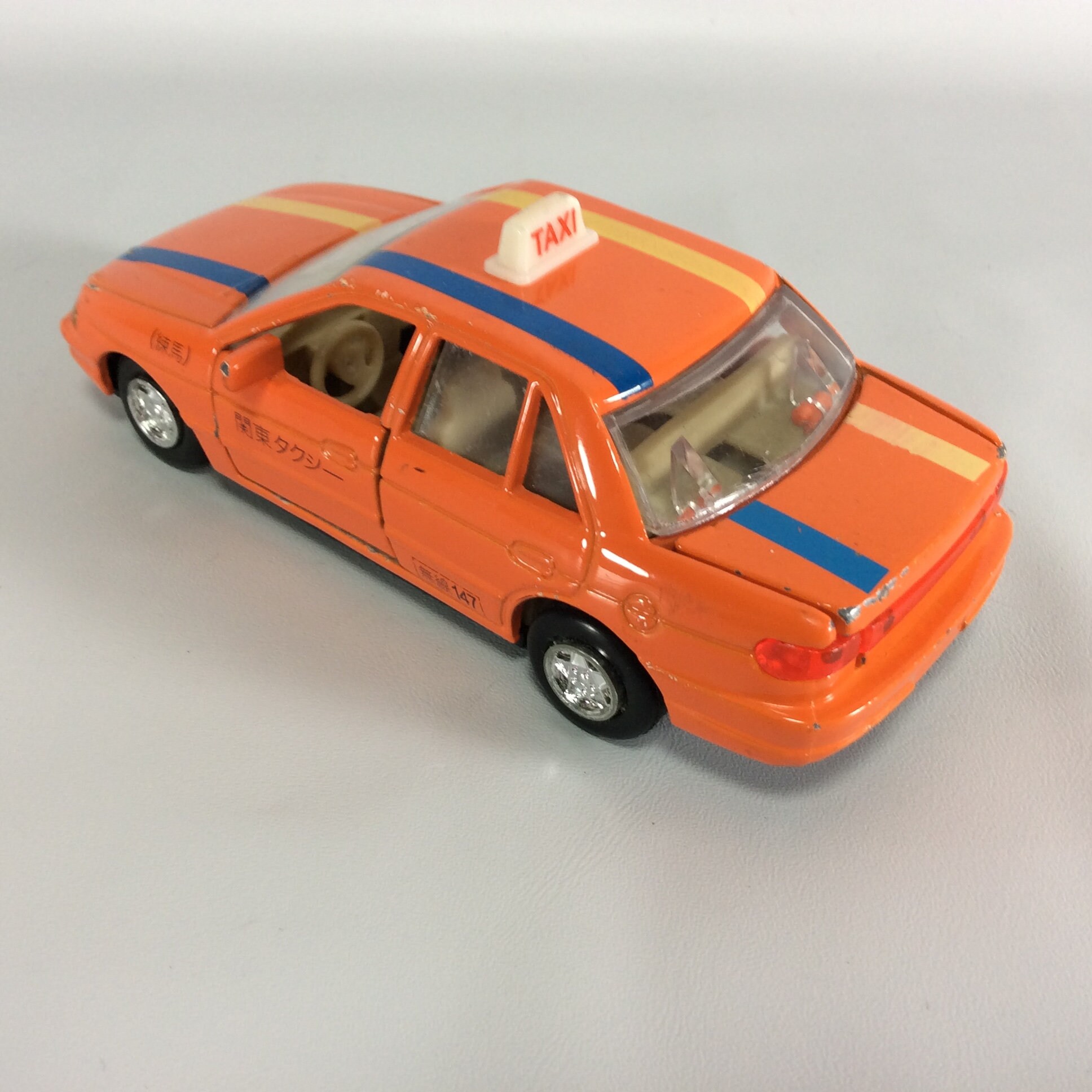 Taxi Diecast Car Japan Characters Made In China 147 Orange Etsy 日本