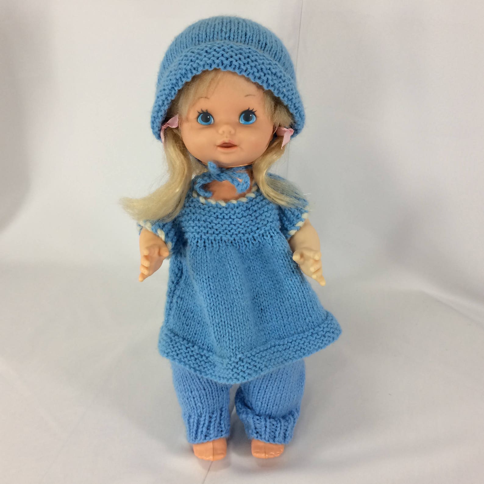 Baby Grows up Doll Mattel 1978 Pull String Grows Works Blonde Etsy