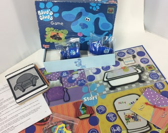 Blues Clues Board Game University Games Nick Jr 1998 Steve Used Age 3-6 Used