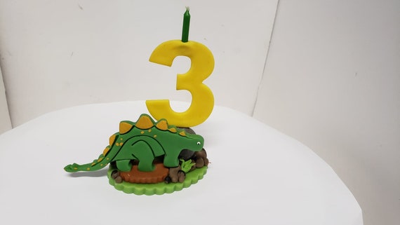 T Rex Dinosaur Candle Number Etsy T Rex Dinosaur Candle Number Etsy