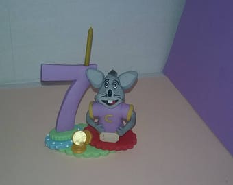 Chuck e cheese's inspired candle